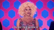 Rupaul Drag Queen Iconic Wig You Better Work GIF
