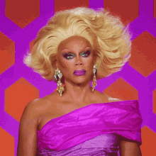 Rupaul Drag Queen Nod Poker Face GIF