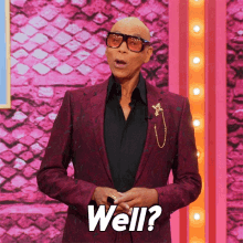 Rupaul Drag Queen Retro Sunglasses Well GIF