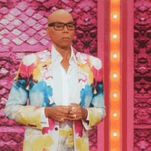 Rupaul Drag Queen Shoulder Shrug GIF