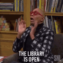 Rupaul Library Is Open GIF