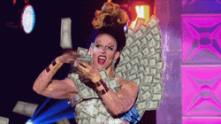 Rupaul Make It Rain Money GIF