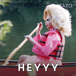 RuPaul's Drag Race Canoe GIF