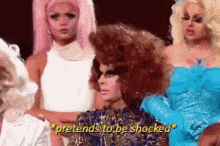 RuPaul's Drag Race Farrah Moan Pretends To Be Shocked GIF
