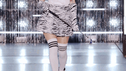 Rupaul's Drag Race Runaway Zebra Mini Skirt GIF