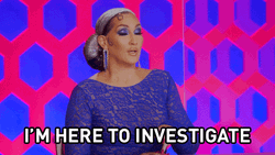 RuPaul's Michelle Visage Here To Investigate GIF