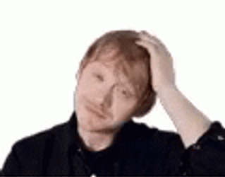 Rupert Grint Fixing Pull Hair GIF
