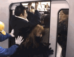Rush Hour Train Transportation GIF