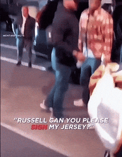 Russell Can You Please Sign My Jersey GIF