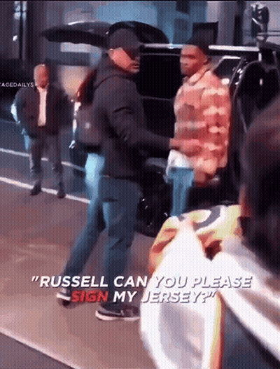 Russell Can You Please Sign My Jersey Shirt GIF