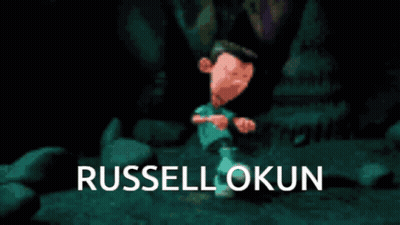 Russell Okun Running In The Woods GIF