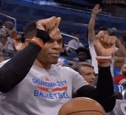 Russell Westbrook Happy Moves GIF