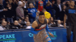 Russell Westbrook Happy Scream GIF