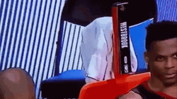 Russell Westbrook Looking Fierce GIF