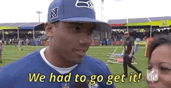 Russell Wilson Interview GIF