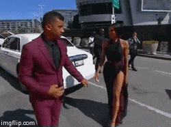 Russell Wilson Red Carpet GIF
