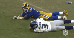 Russell Wilson Rolling GIF