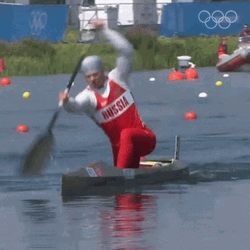 Russian Athlete Row The Boat GIF