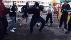 Russian Dance At Playground GIF