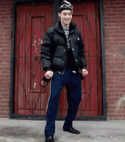Russian Dance Drunk Guy GIF