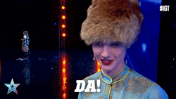 Russian Yes Da Italia's Got Talent GIF