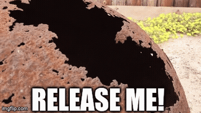 Rusty Ball Release Me GIF