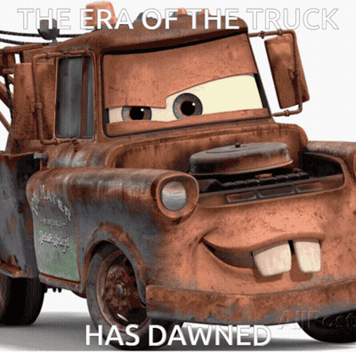 Rusty Tow Truck Saying The Era Of The Truck Has Dawned GIF