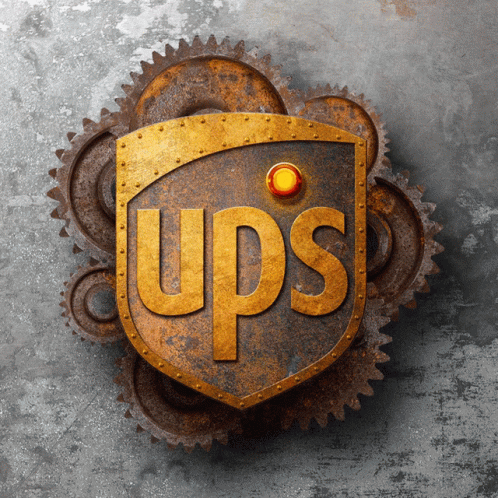Rusty UPS Logo GIF