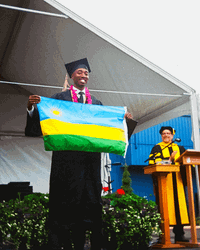 Rwanda Flag Graduate GIF