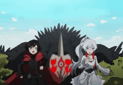 Rwby Ruby Rose Chased By Beast GIF