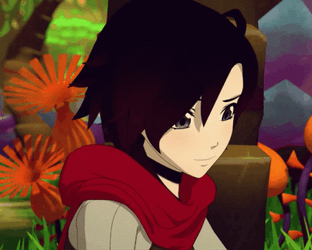 Rwby Ruby Rose Thinking GIF