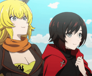 Rwby Yang Xiao Long Ruby Rose Hugging GIF