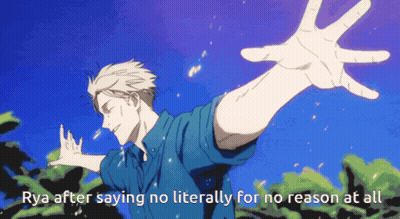 Rya Cartoon Saying No For No Reason GIF