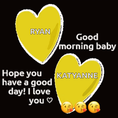 Ryan And Katyanne Wishing Good Morning GIF