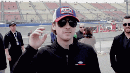 Ryan Blaney Cant Hear Gesture GIF
