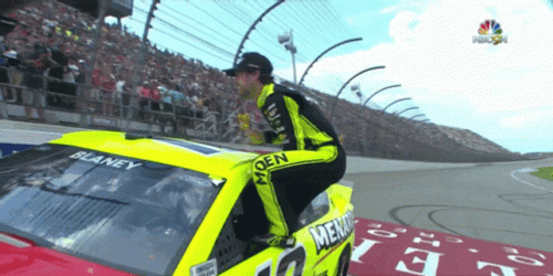Ryan Blaney Feeling Triumphant GIF