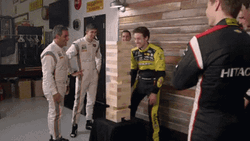 Ryan Blaney Playing Jenga GIF