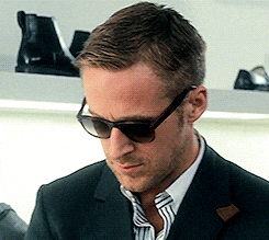 Ryan Gosling Checking And Judging GIF