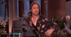 Ryan Gosling Wearing Jumping Jammerz GIF