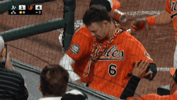 Ryan Mountcastle Orioles Win High Five GIF