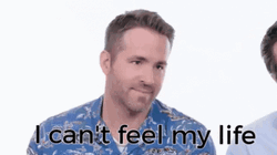 Ryan Reynolds Can't Feel My Life GIF