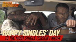 Ryan Reynolds Happy Single's Day GIF