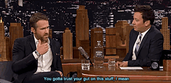 Ryan Reynolds Jimmy Fallon Show GIF