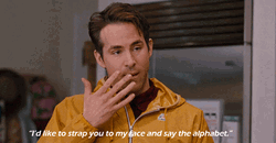 Ryan Reynolds Licking Fingers GIF