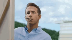 Ryan Reynolds Looking GIF
