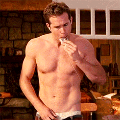 Ryan Reynolds Removing Pants GIF