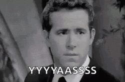 Ryan Reynolds Smirk Yas GIF