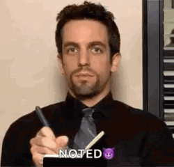 Ryan The Office Noted GIF