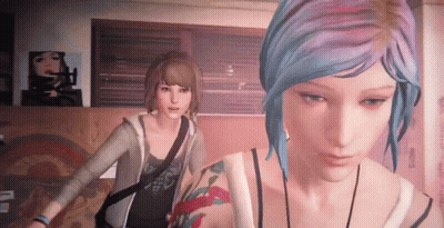Rydia Standing Next To Another Character GIF
