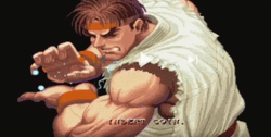 Ryu Close Up Hadouken GIF